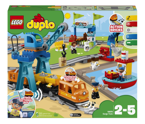 LEGO DUPLO Town 10875 Pociąg towarowy - 432468 - zdjęcie